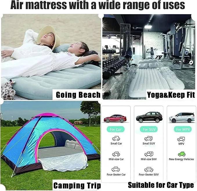 Multifunctional Inflatable Car Bed Mattress — photo 4