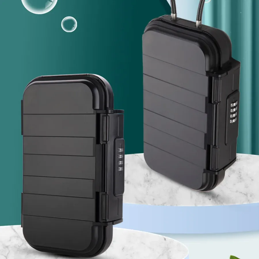 Portable Safe Box with Code, Waterproof & Anti-Theft for Beach with Wire Rope — photo 6