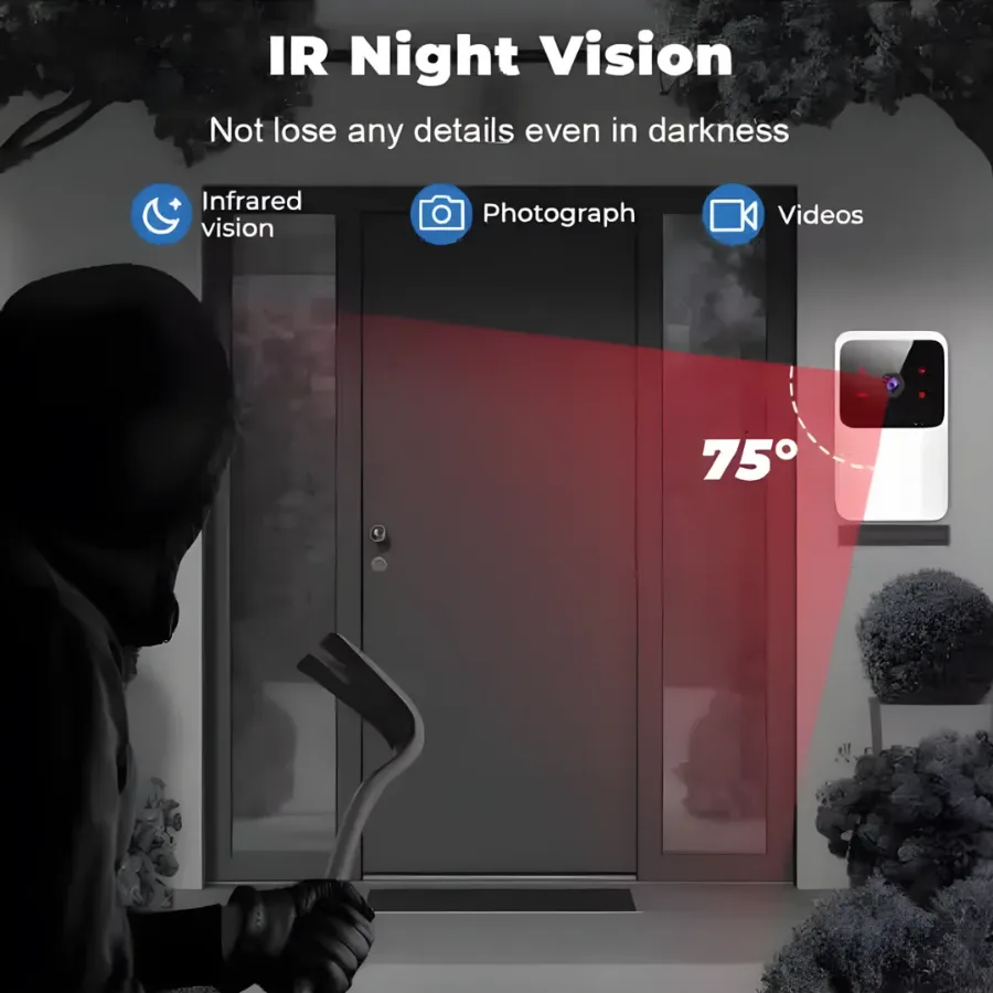 Smart Doorbell Camera Wireless with Bell 1080P β photo 3