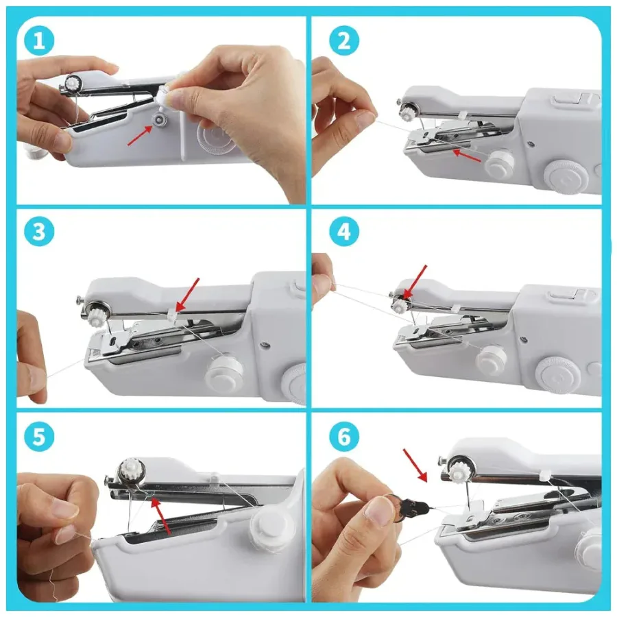 Mini Handheld Sewing Machine Portable Electric β photo 3