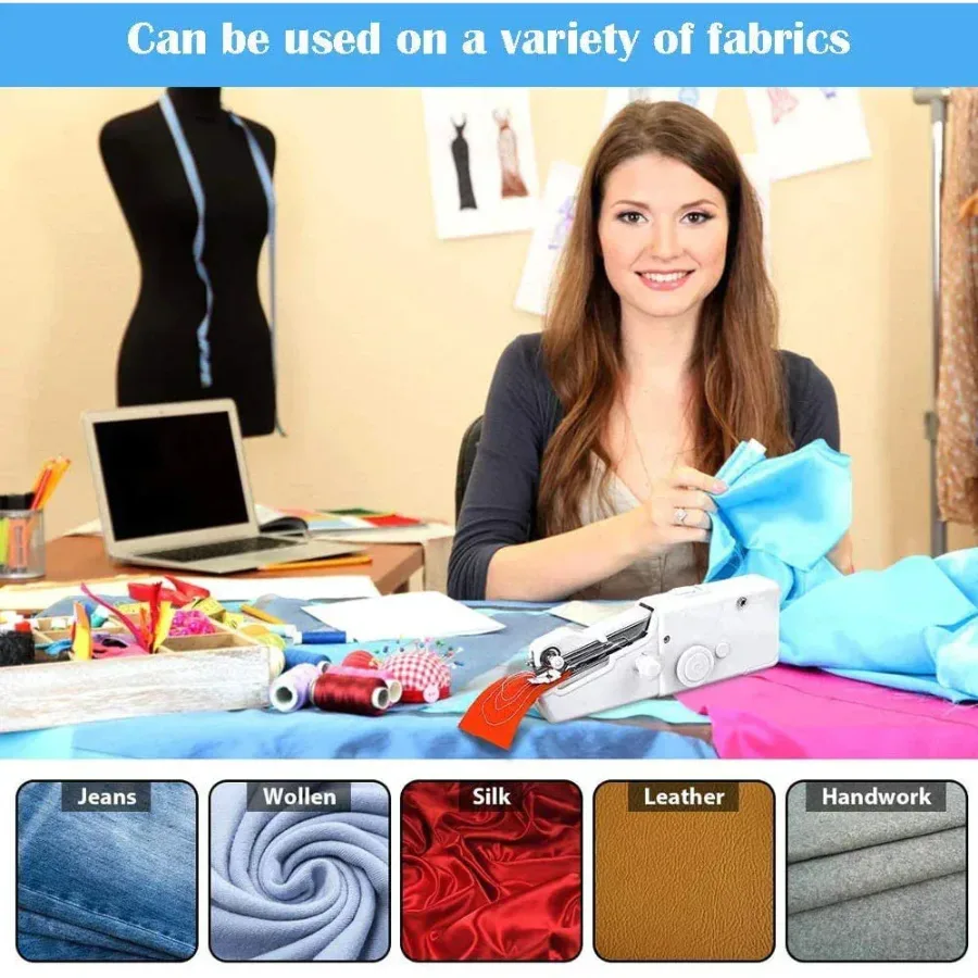 Mini Handheld Sewing Machine Portable Electric — photo 7