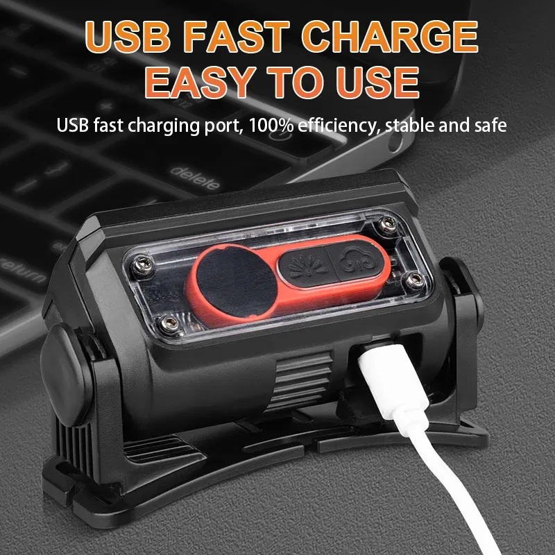 Coba Portable Flashlight Powerful Rechargeable Head lamp with Built-in Battery β photo 5