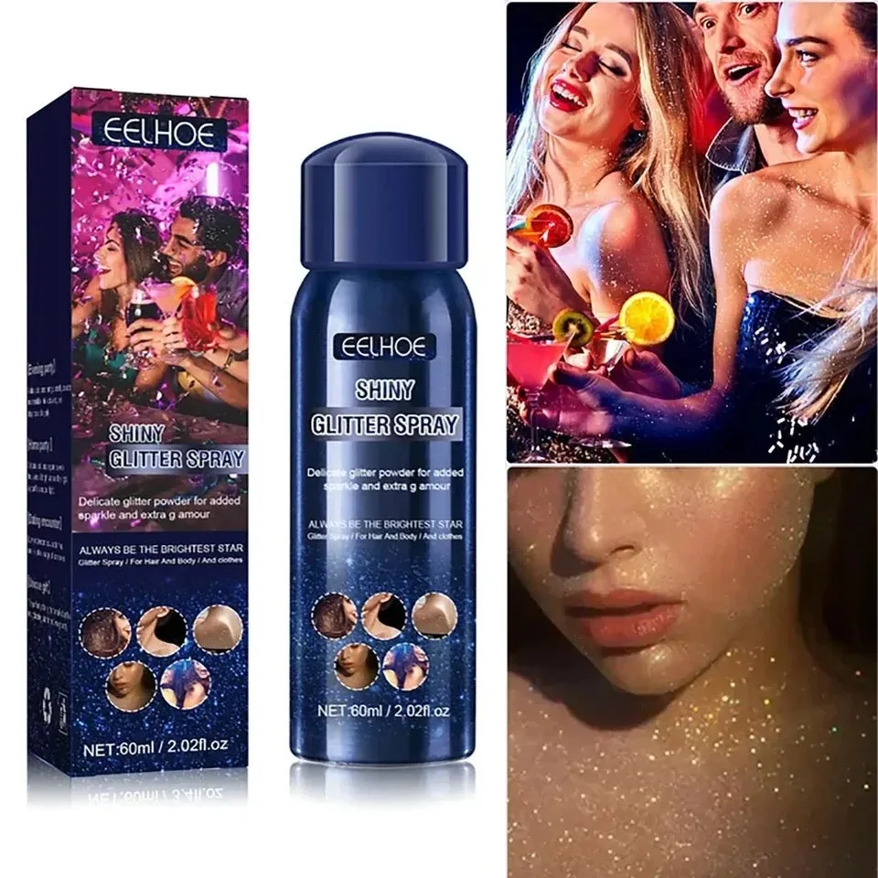 Shiny Glitter Spray Body Glitter Spray, Hair Glitter β photo 2
