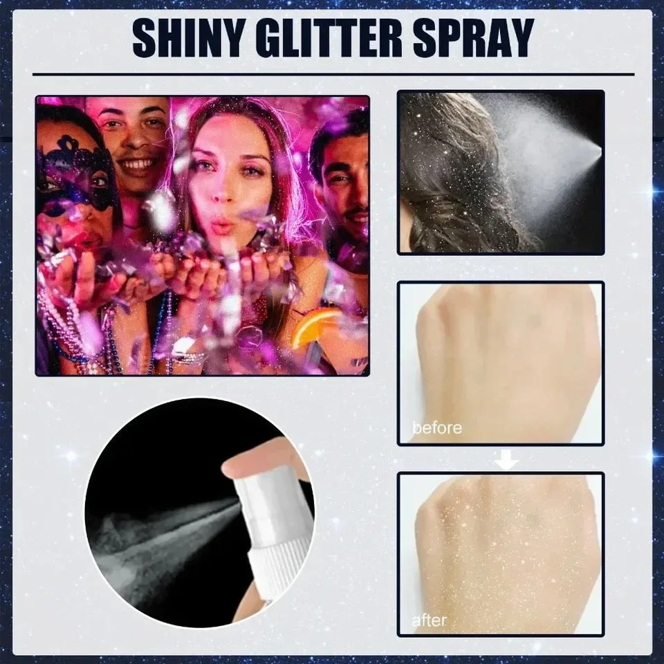 Shiny Glitter Spray Body Glitter Spray, Hair Glitter β photo 4