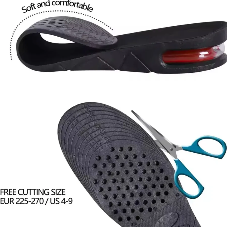 Foot Height Increase Insole With Air Cushion Adjustable Shoe — photo 4