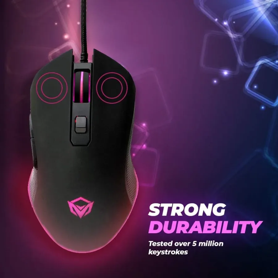 Backlit Gaming Keyboard and Mouse Combo Meetion C510 USB — photo 2