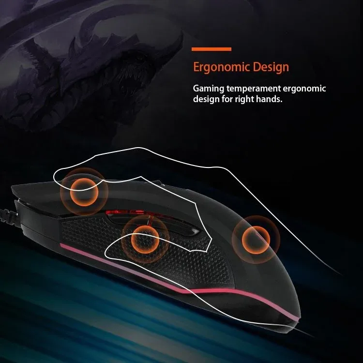 Backlit Gaming Keyboard and Mouse Combo Meetion C510 USB β photo 7