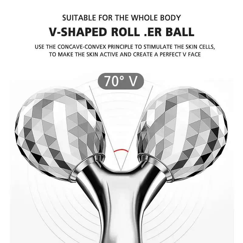 3D Y-shaped Face Lifting Facial Massage Roller 360° — photo 4