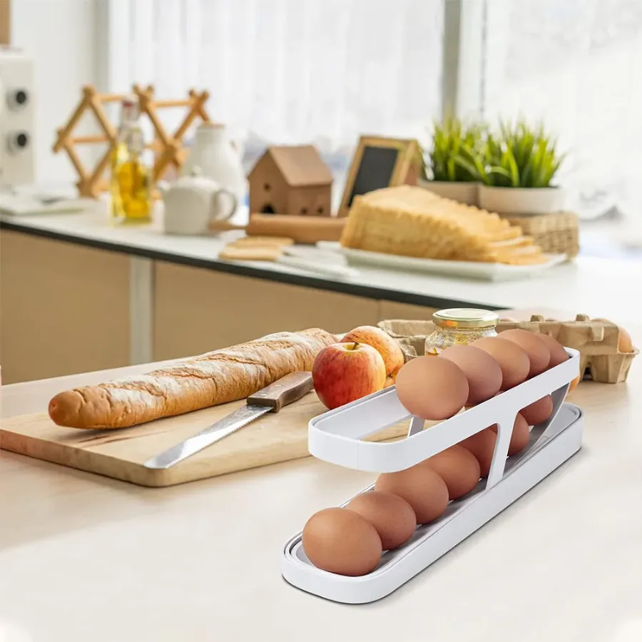 Egg Dispenser Organizer For Refrigerator — photo 2