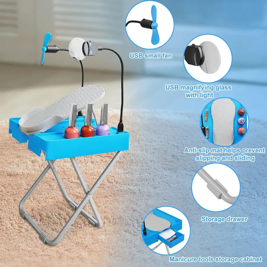 Pedi Salon Deluxe Pedicure Table | Step Pedicure Stool β photo 2