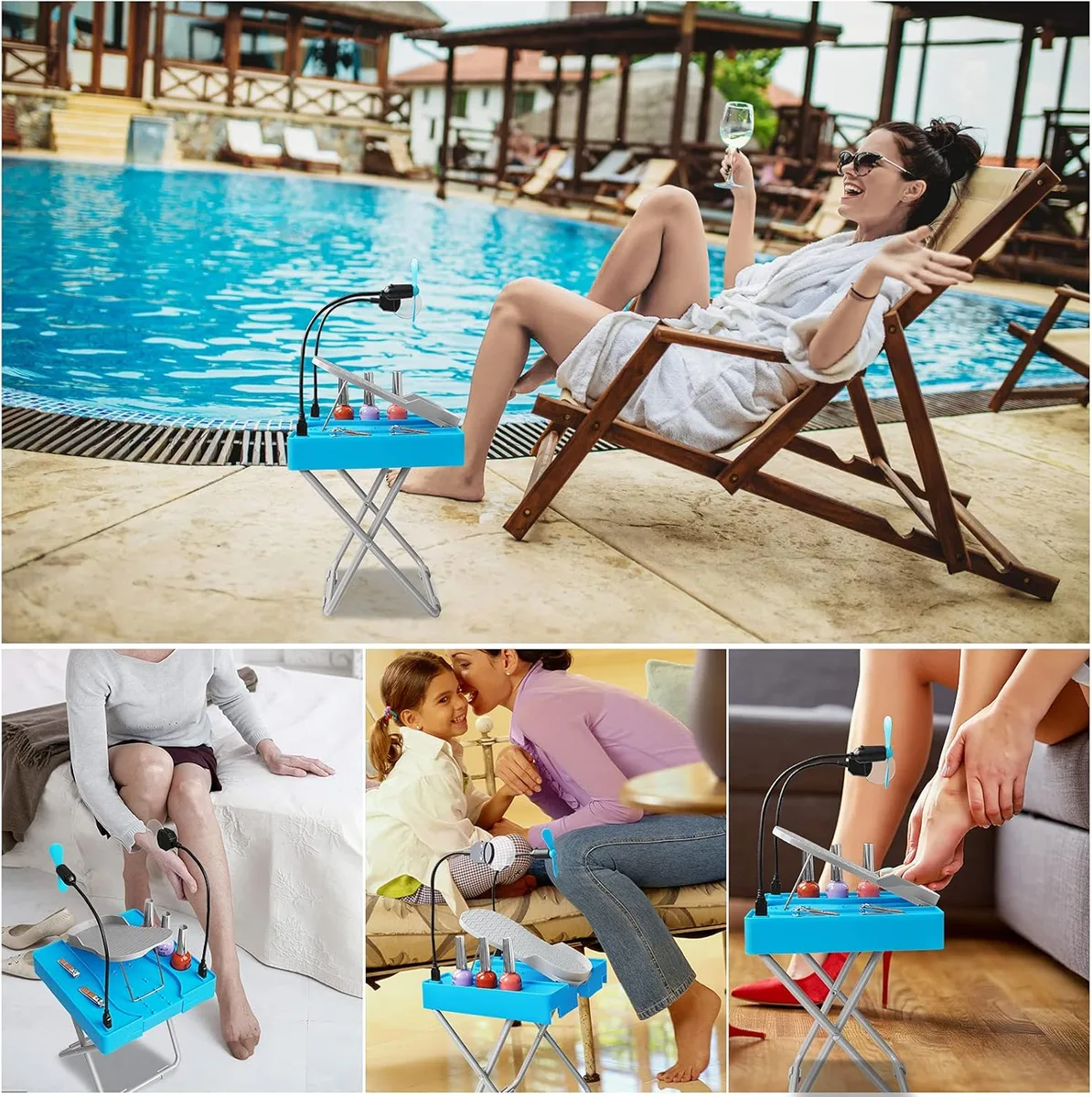 Pedi Salon Deluxe Pedicure Table | Step Pedicure Stool — photo 4