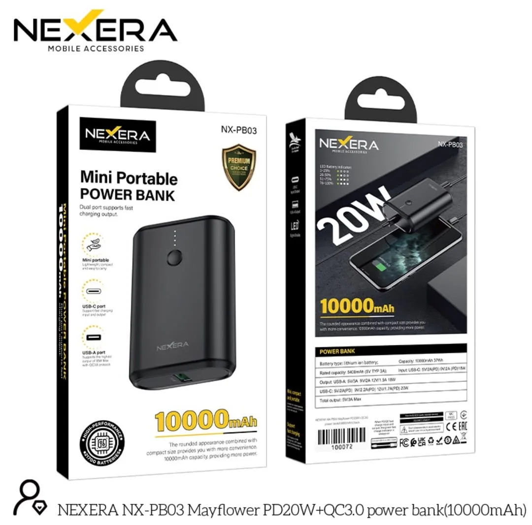 Mini Portable Power Bank 10000MAH NX-PB03 — photo 3