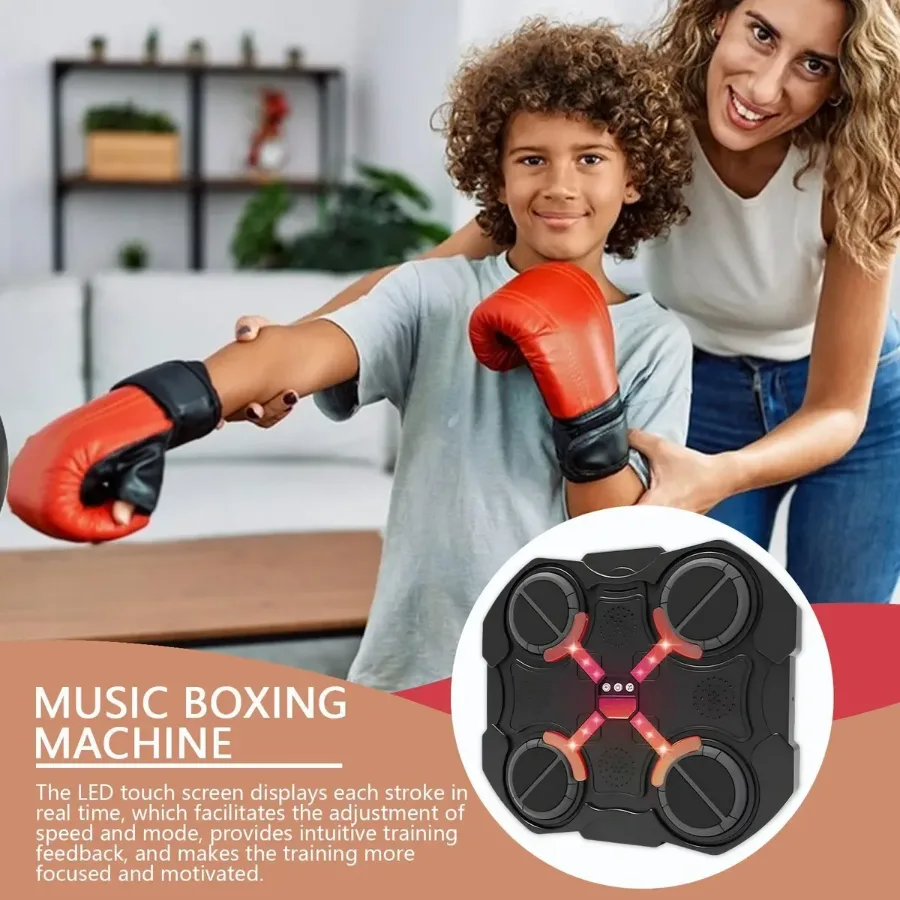4 Target Music Boxing Machine Led Touch Screen Wireless Boxing Target β photo 3
