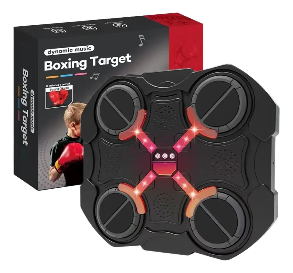 4 Target Music Boxing Machine Led Touch Screen Wireless Boxing Target