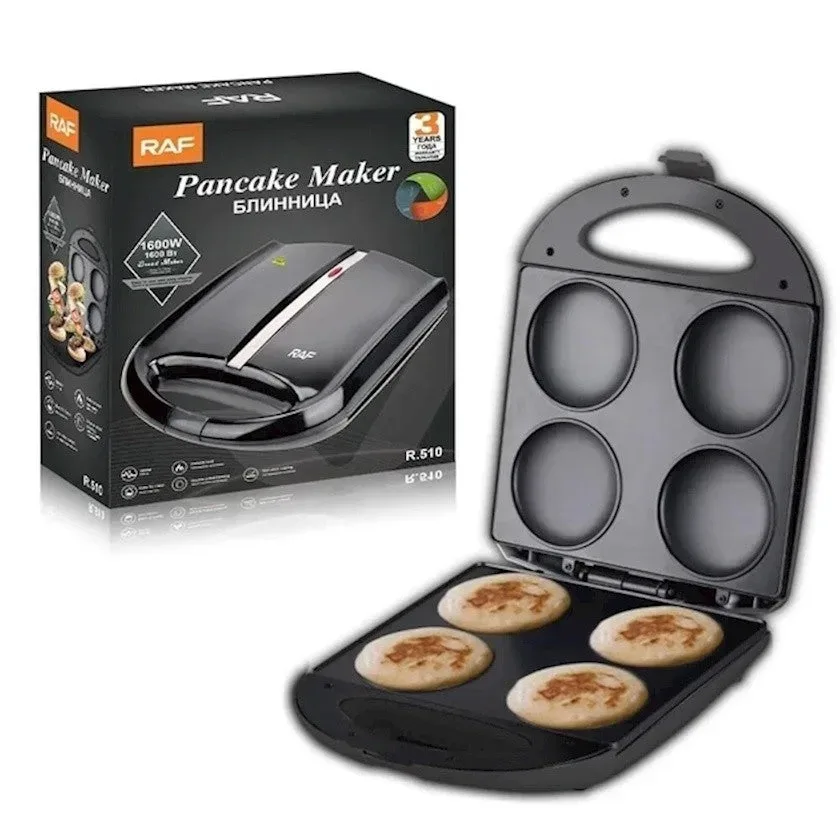 Raf Pancake Maker Non-stick Coating 1000W β photo 2