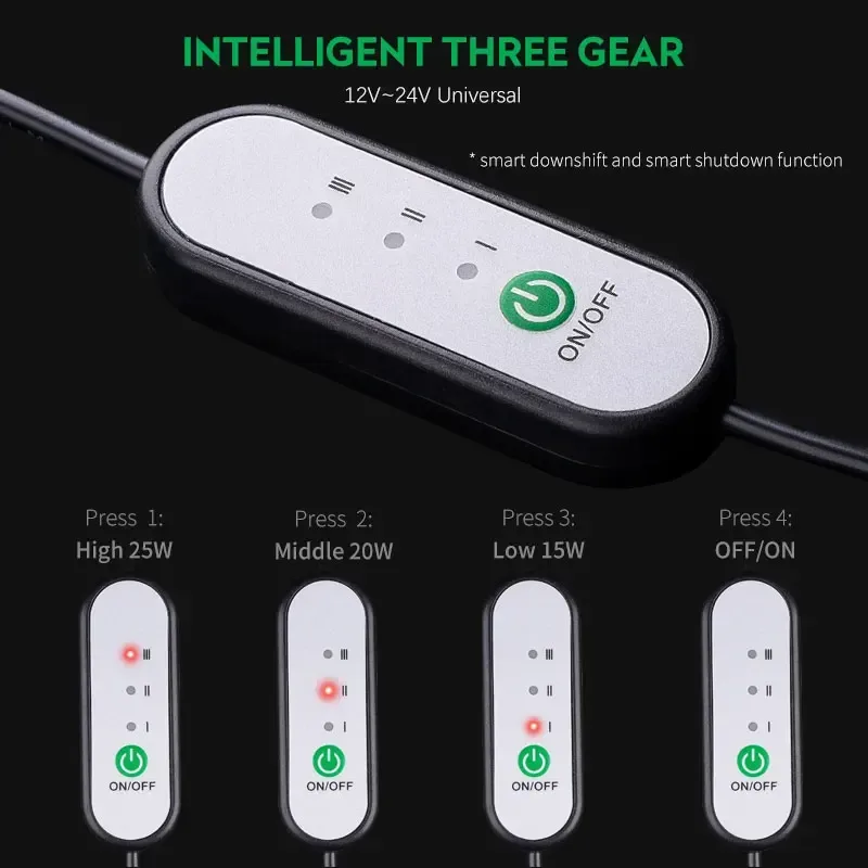 Heated Car Seat Cover 12V Universal — photo 3