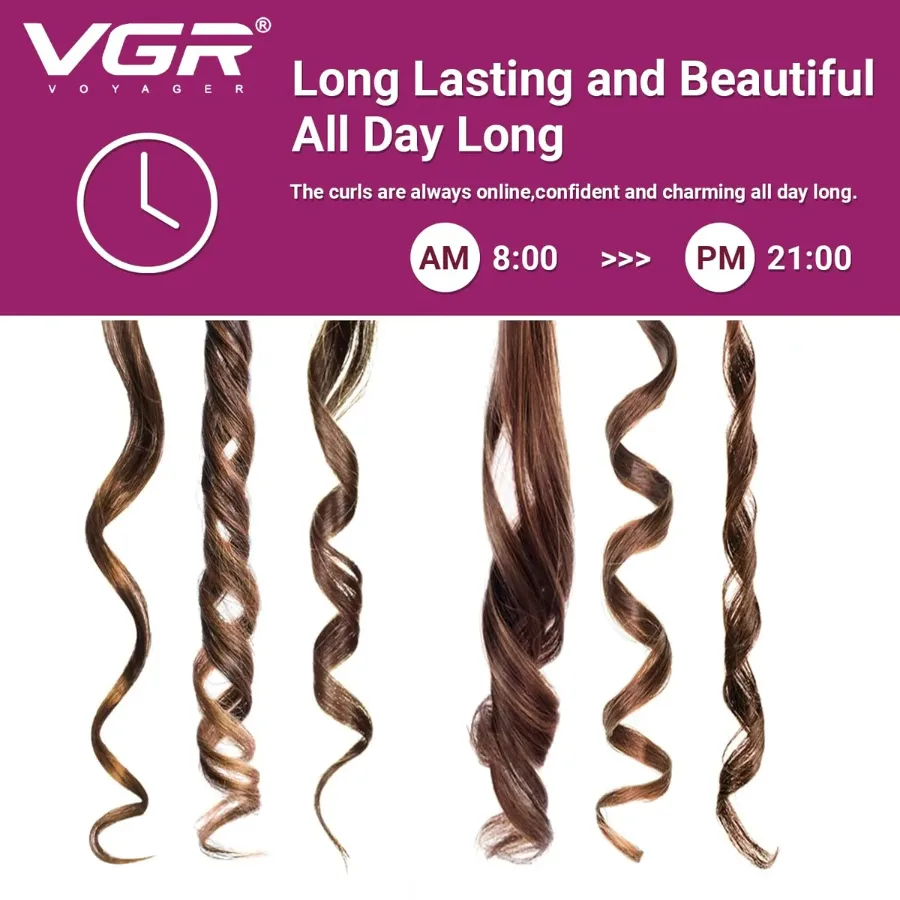 VGR V597, Professional Wavy Hair 5 Barrels Curling Iron β photo 4