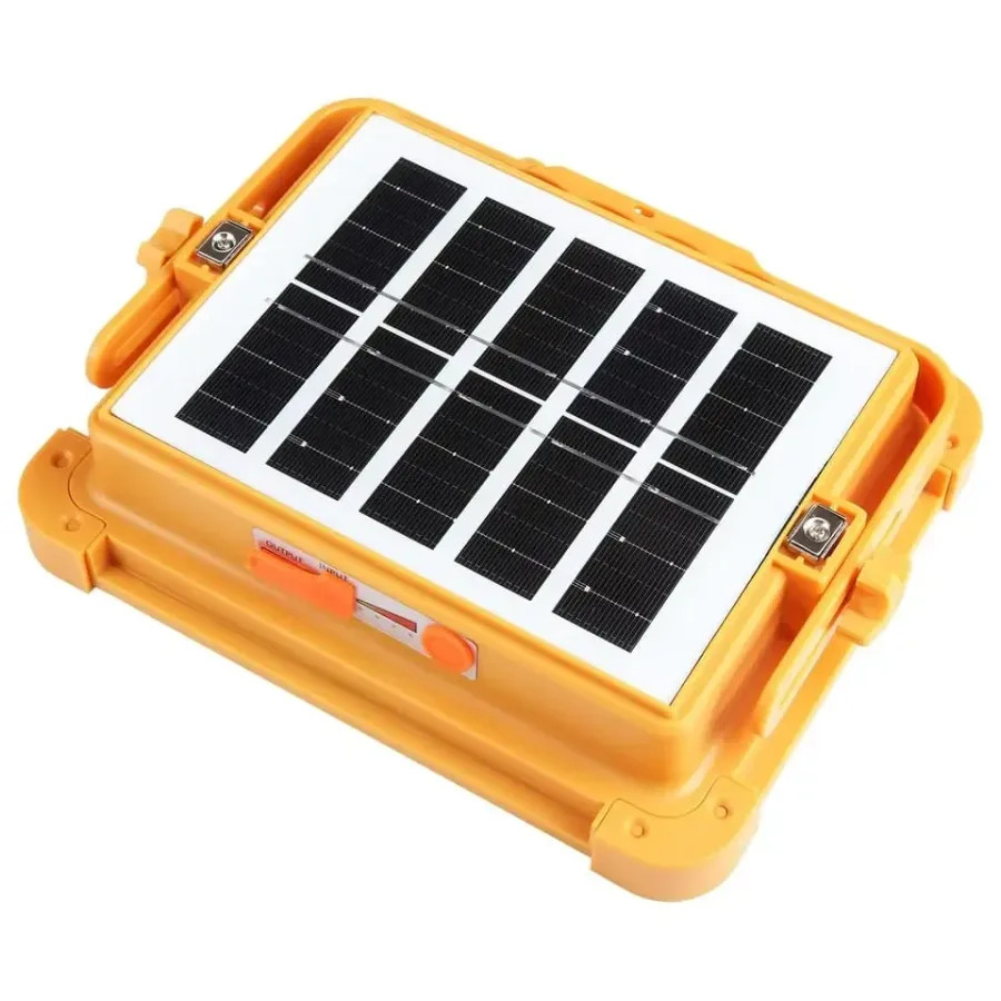 The IP66 rechargeable work light has adjustable LED lighting for outdoor use during camping, emergencies, and car repairs. β photo 4