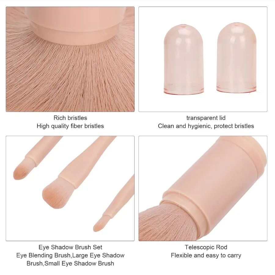 4-in-1 Portable Makeup Brush Set β photo 4