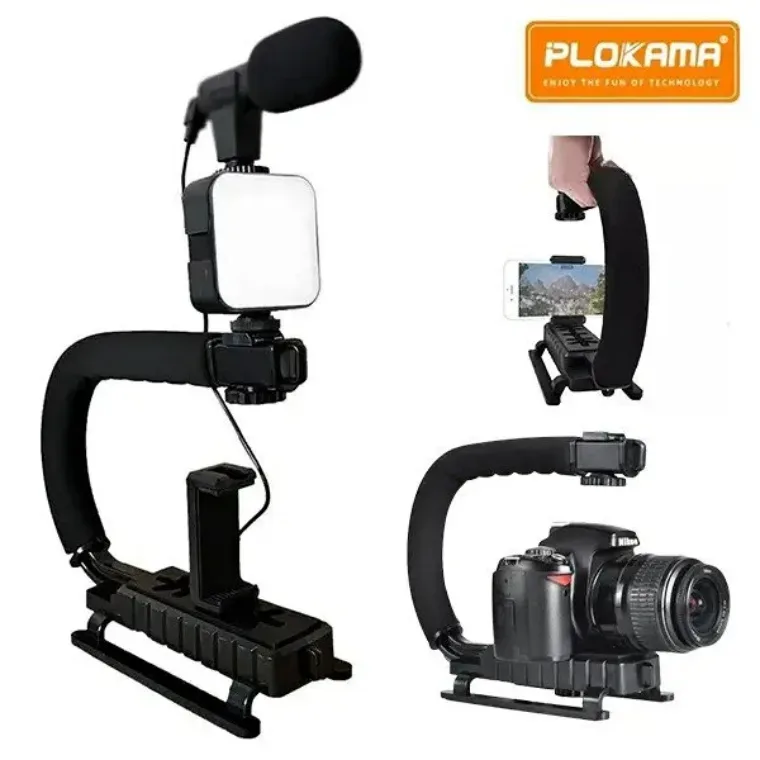 U Shaped Video Handheld Stabilizer PLOKAMA PK 777 — photo 2