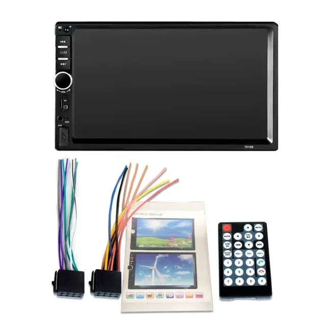 7 INCH DOUBLE HD CAR RADIO SCREEN PLAYER WITH DIGITAL TOUCHSCREEN 7018B β photo 2