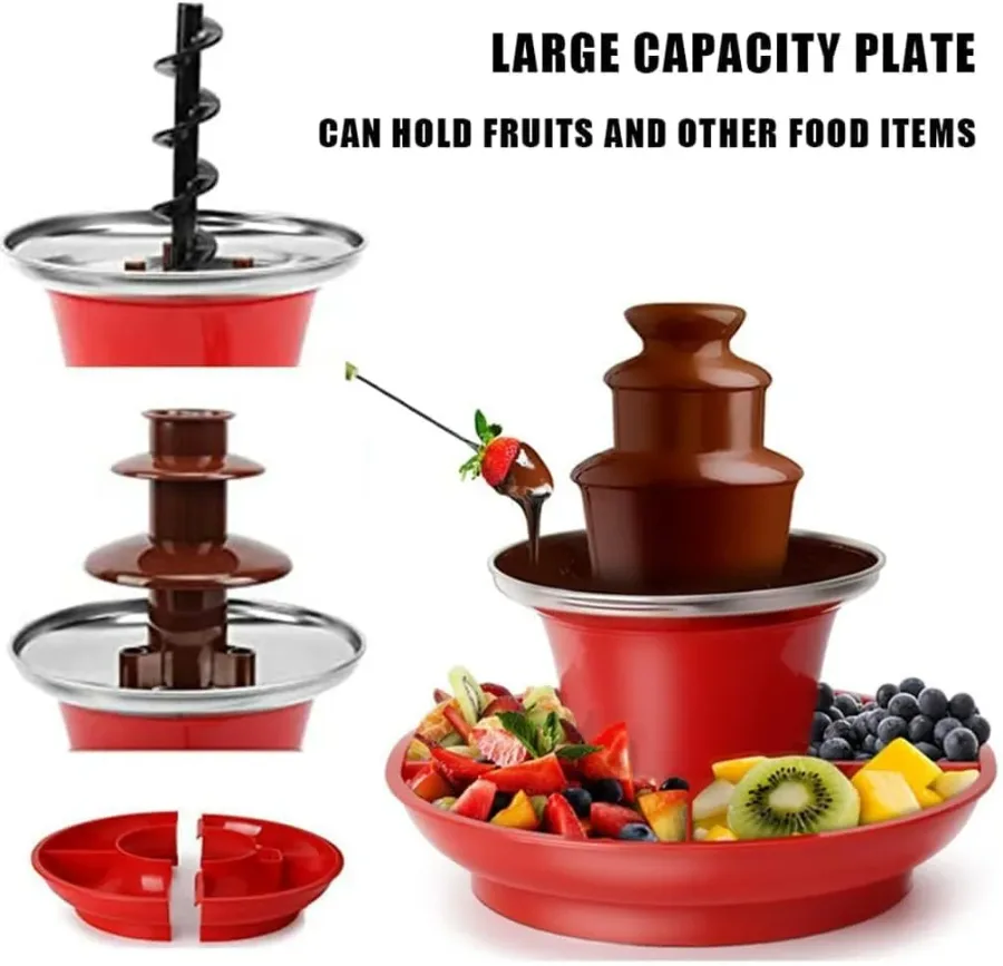 Chocolate Fountain Machine, Mini Fondue Set — photo 4