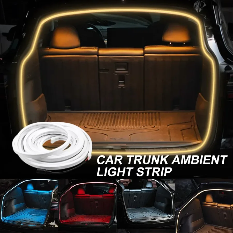 12V LED Trunk Light Warm White LED Strip 2M Waterproof Flexible Light — photo 2