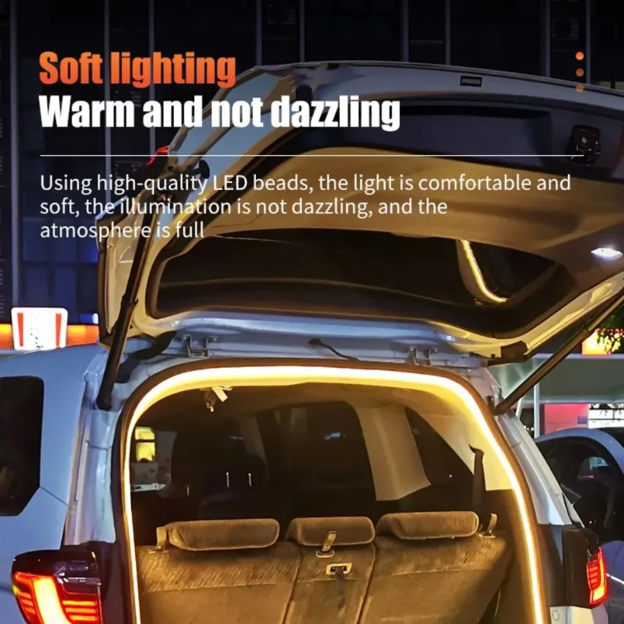 12V LED Trunk Light Warm White LED Strip 2M Waterproof Flexible Light β photo 4