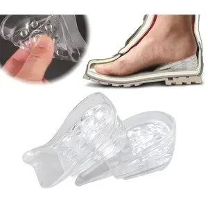 Silicone Adjustable Invisible Heightening Insole with Shock Absorption Height Increase β photo 2