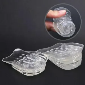 Silicone Adjustable Invisible Heightening Insole with Shock Absorption Height Increase β photo 3
