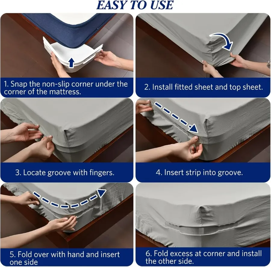 Bed sheet holders - Pack of 4 — photo 9