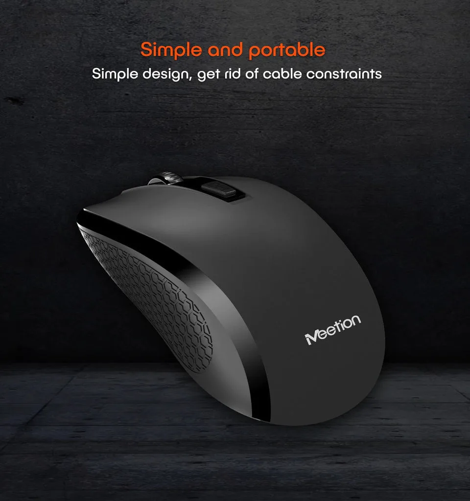 Meetion 2.4G Wireless Mouse Laptop Optical Mouse — photo 2
