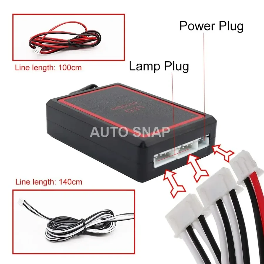 LED Police Lights for Car FSO Strobe Light Wireless Remote Ambulance 12V Emergency Warning Flash Strobe Car Accessories — photo 9