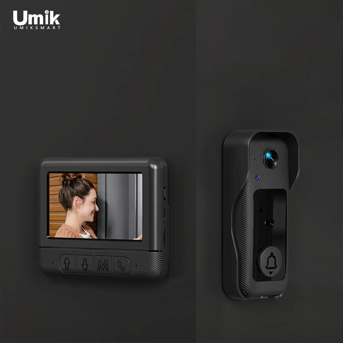 Visual smart doorbell with 4.3-inch color display, 0.3 megapixel camera for home security X8 β photo 9