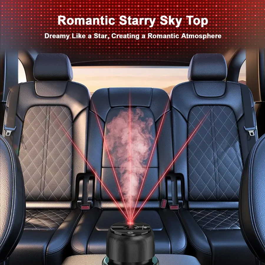 Car Humidifier Fragrance With Laser Light — photo 2