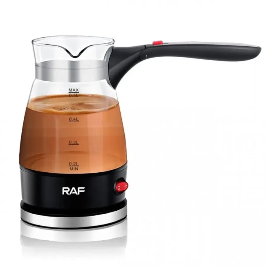 Raf Glass Coffee Pot Maker Heater Kettle 600W & 500ML — photo 2