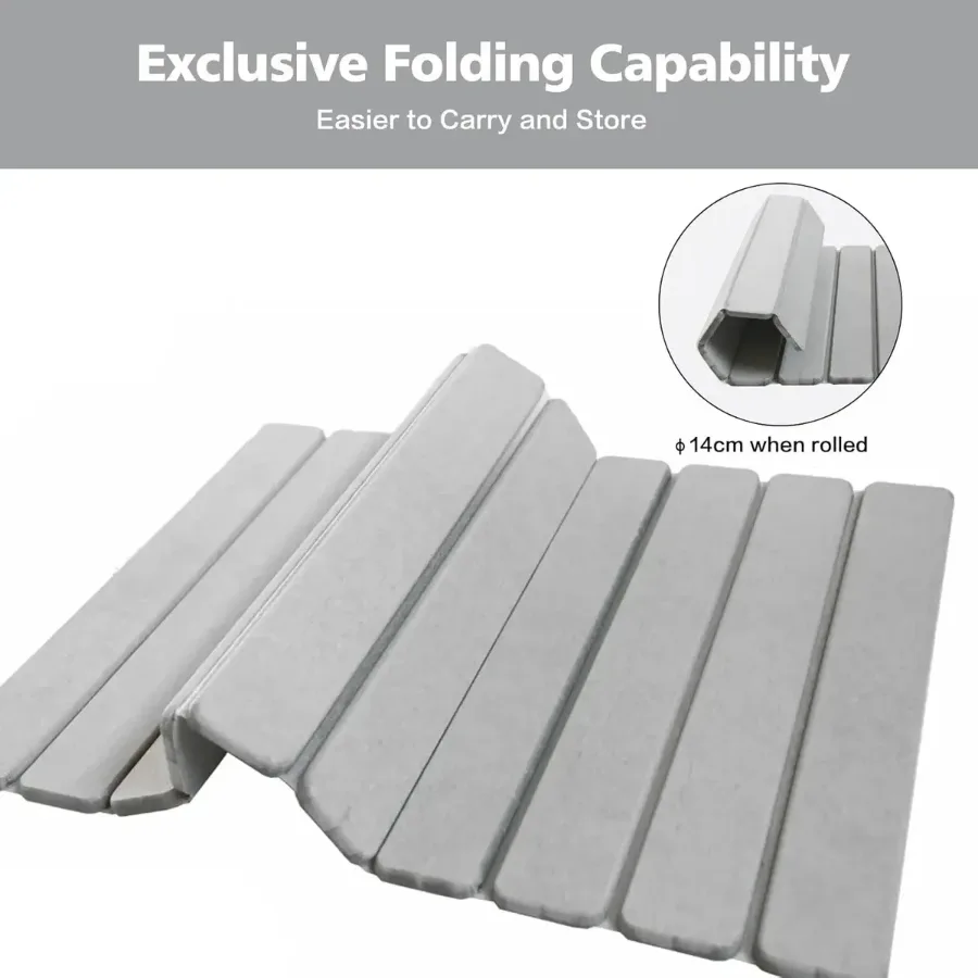 Luxury Foldable Stone Drying Mat Anti Slip Bathroom/Kitcheniuv — photo 5