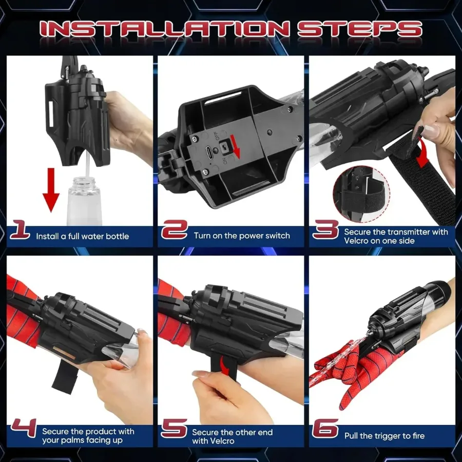 Spider Man Wrist Water Gun β photo 5