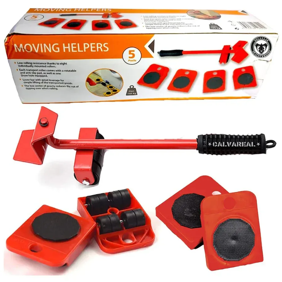 Easy Lifter Tool Moving Helpers System With 4 Wheel Sliders — photo 5