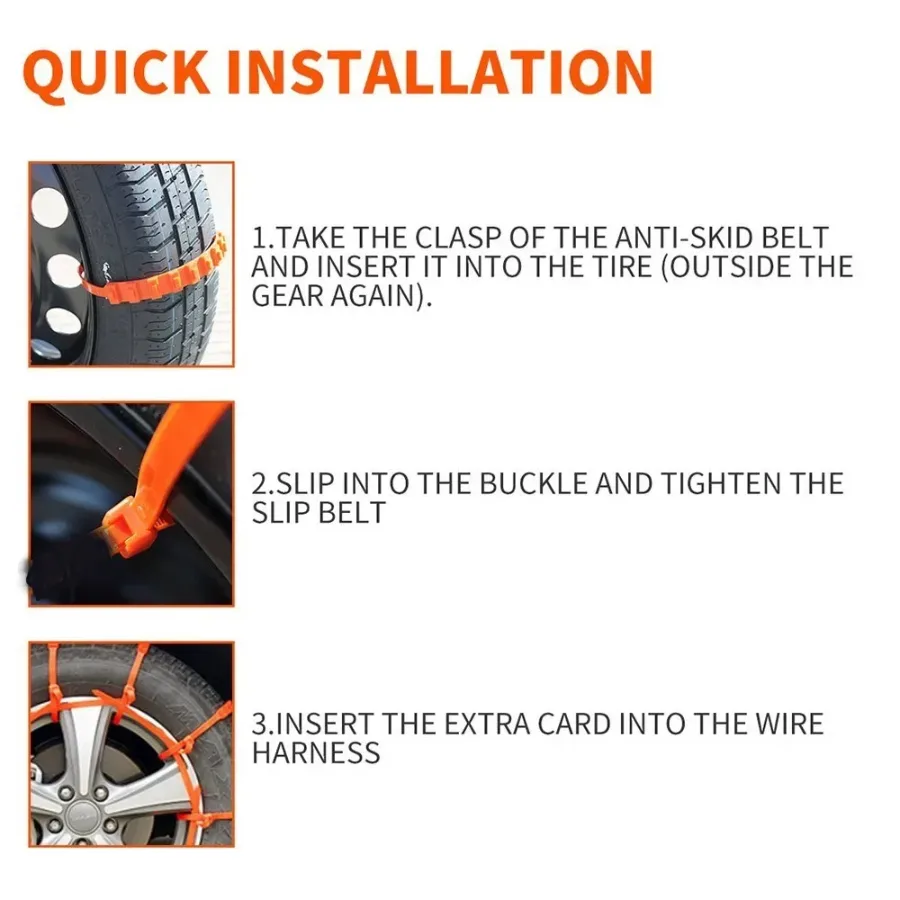 10 Pieces Car Tire Anti-Slip For Snow Ice Mud — photo 4