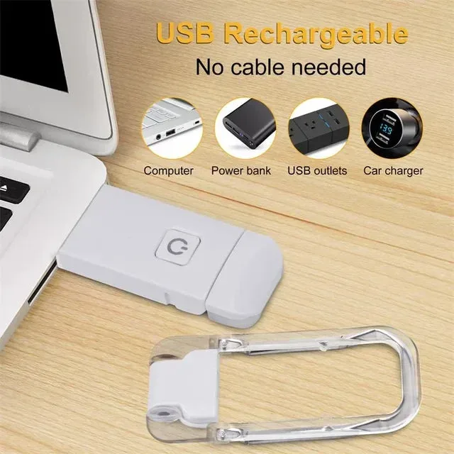 USB Rechargeable Book Light With 3 Levels & Colors — photo 3
