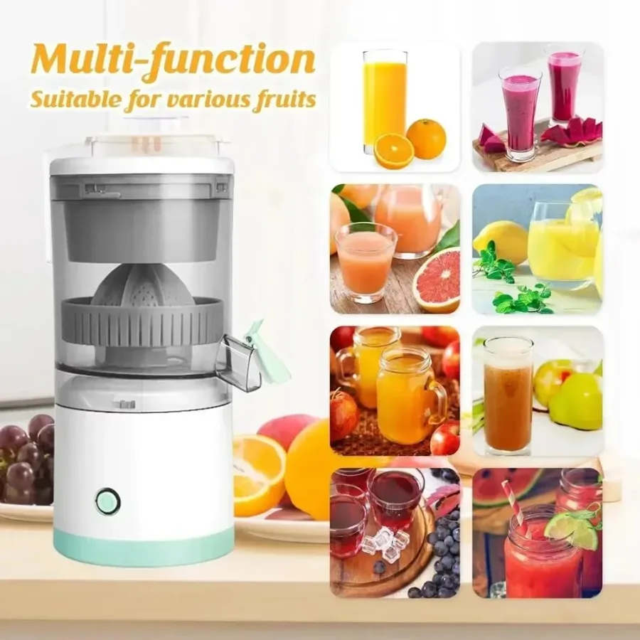 Portable Rechargeable Electric Citrus Juicer Hands-Free — photo 3