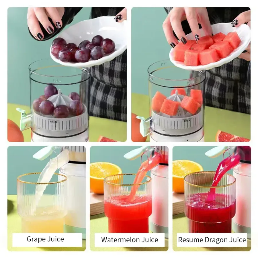 Portable Rechargeable Electric Citrus Juicer Hands-Free — photo 5