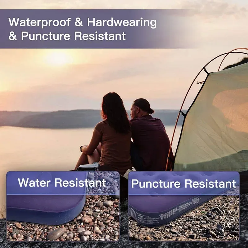 Single Camping Air Mattress PVC Inflatable Bed — photo 5