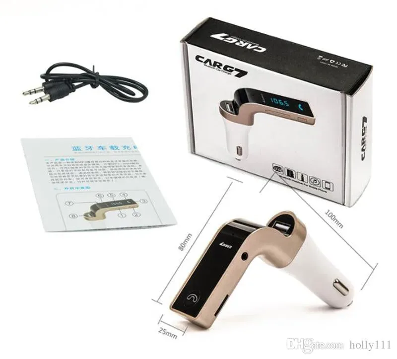 Car Bluetooth Fm transmitter G7 — photo 2