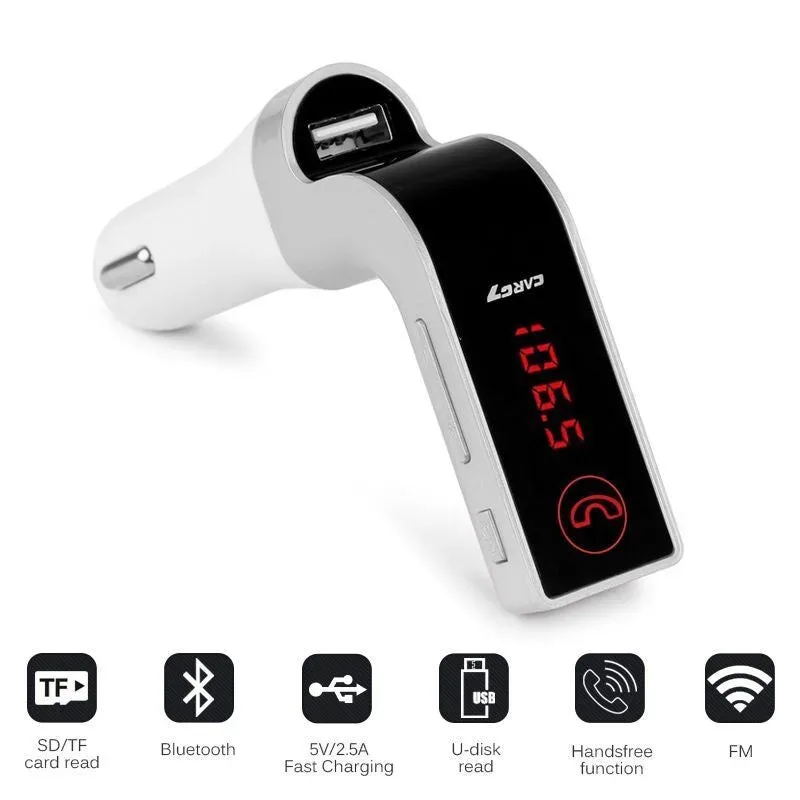 Car Bluetooth Fm transmitter G7 — photo 8