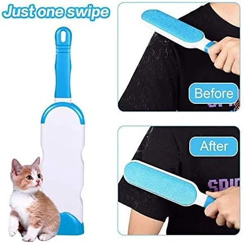 Pet Hair Remover Brush for Dogs and Cats with Efficient Double-Sided Self Cleaning Base, Animal Hair Removal Tool β photo 6