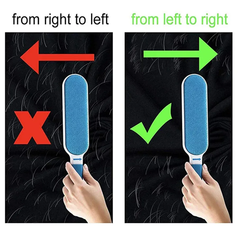 Pet Hair Remover Brush for Dogs and Cats with Efficient Double-Sided Self Cleaning Base, Animal Hair Removal Tool β photo 7