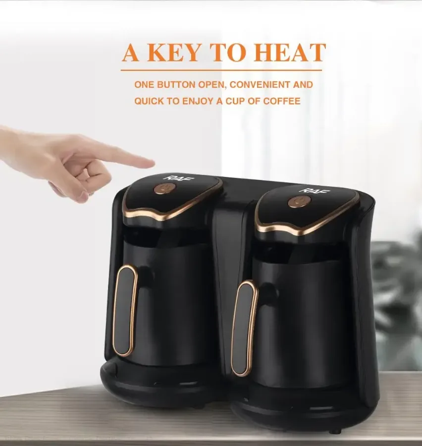 RAF Electric Maker Double Cup Turkish Coffee Machine R109 0.5L β photo 2