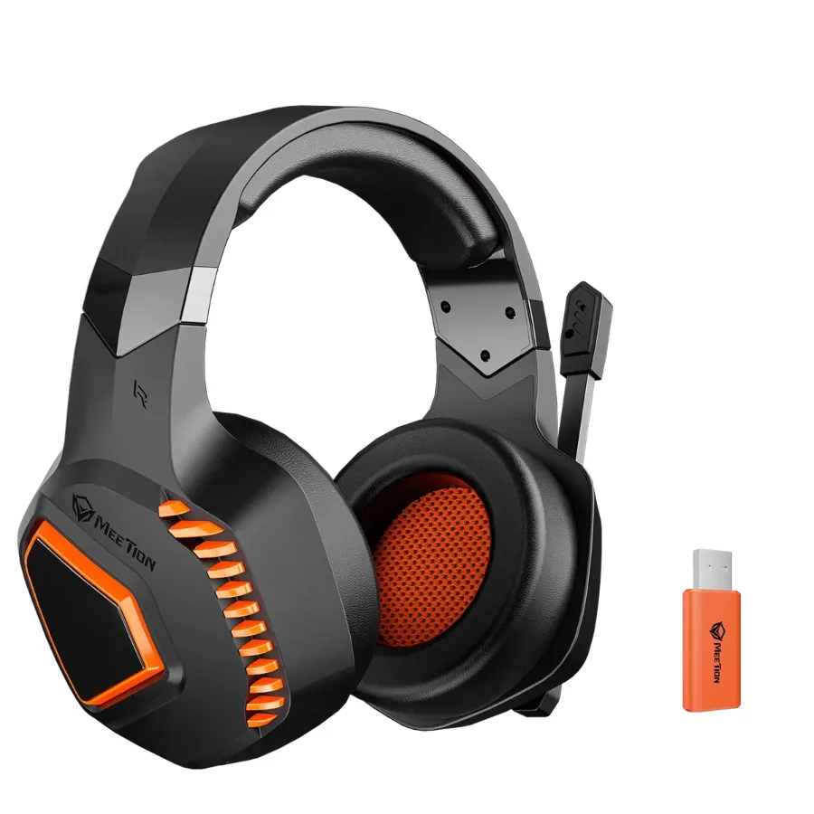 Wireless Bluetooth Gaming Headphones Meetion MTBth014 Color Jungle Green β photo 2